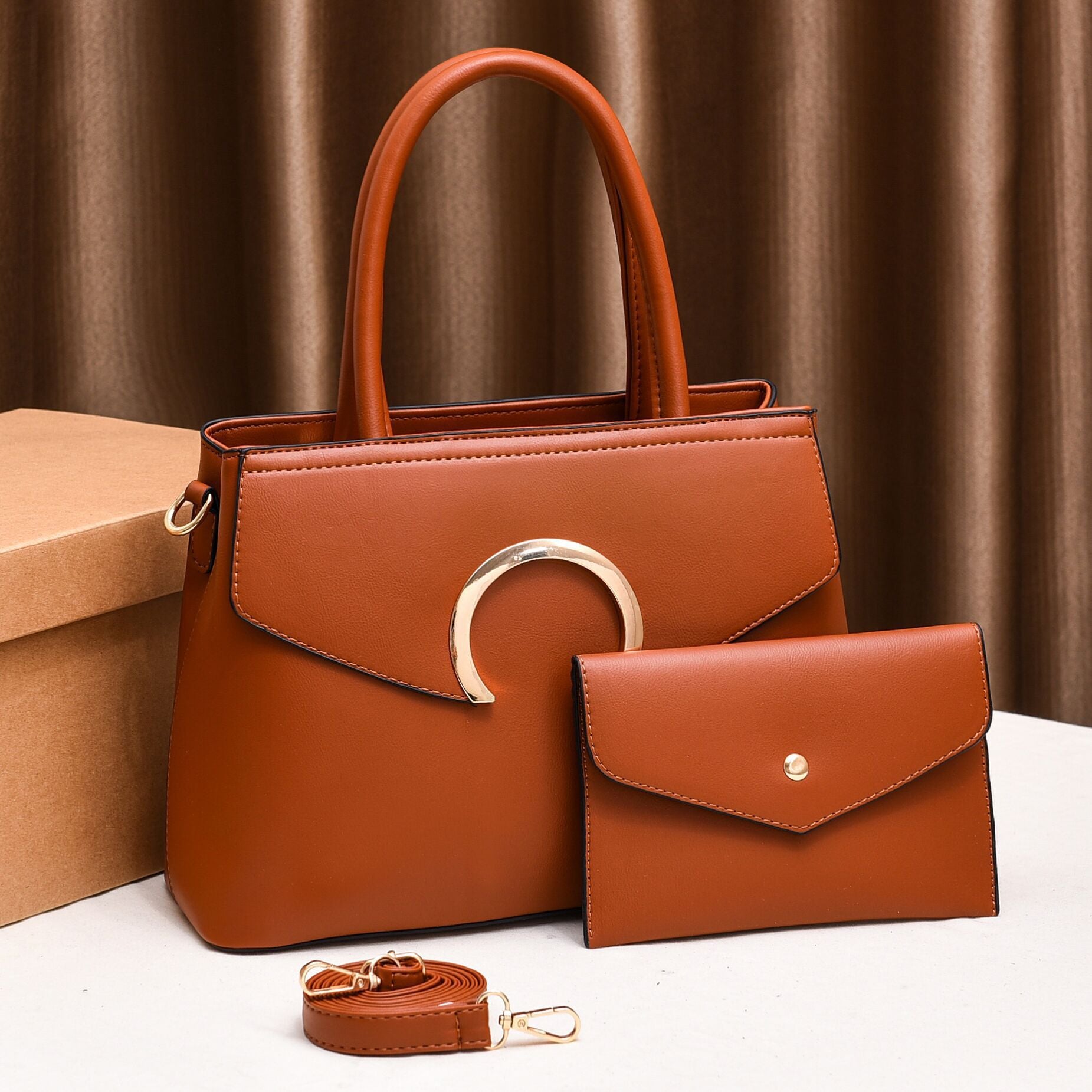 Wholesale PU Pure Color Mother Bag